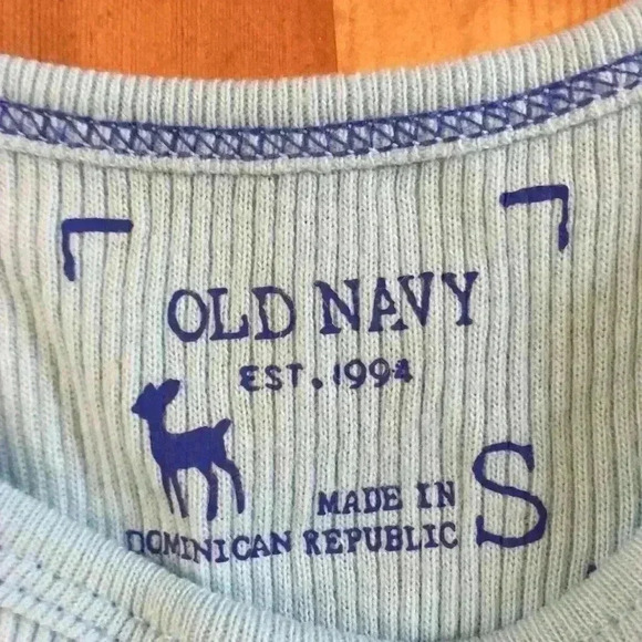 Old Navy ribbed tank Dots Candy sewn on patch girl S new - Picture 3 of 3